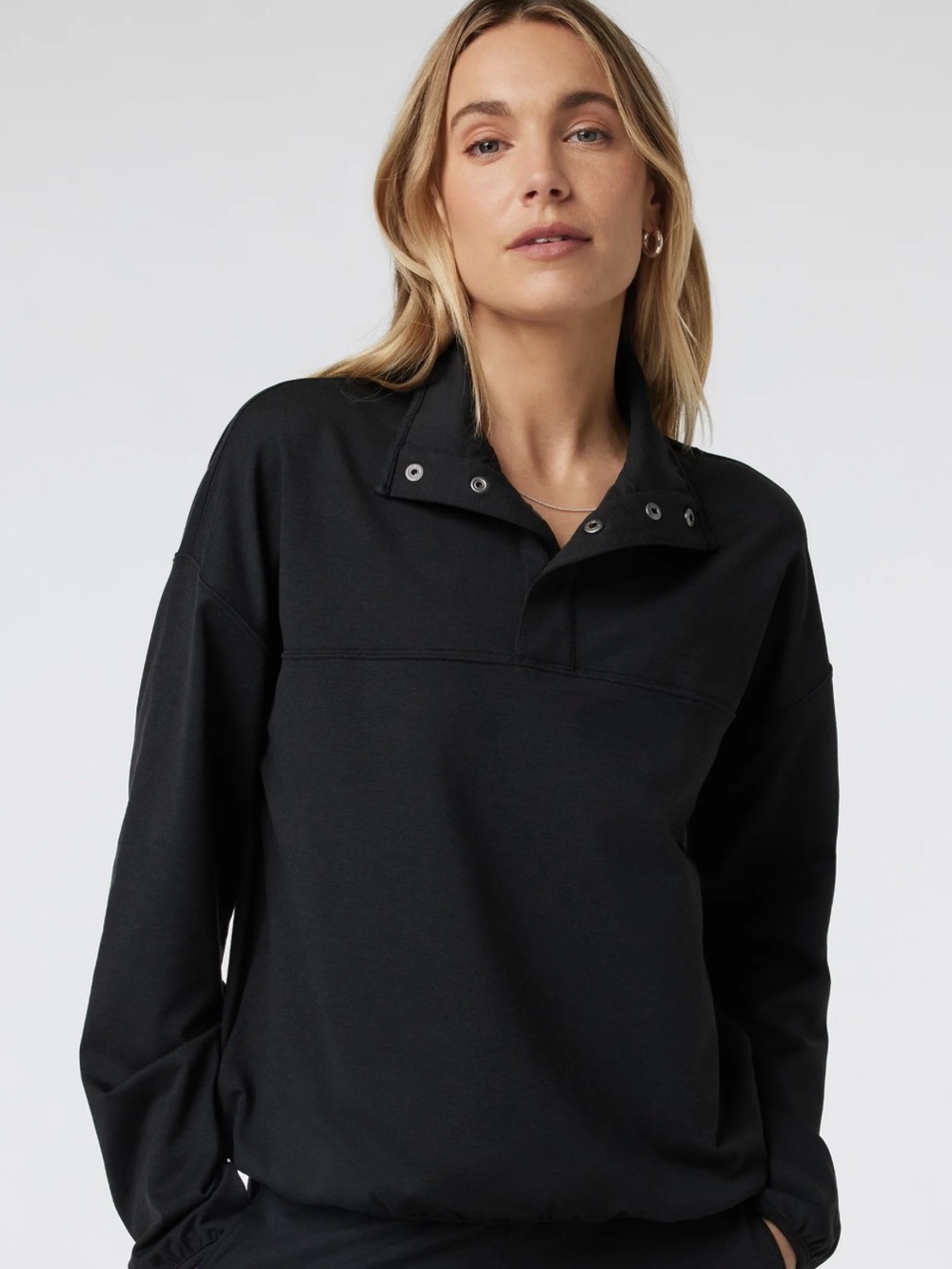 Vuori Granite Snap-Button Pullover